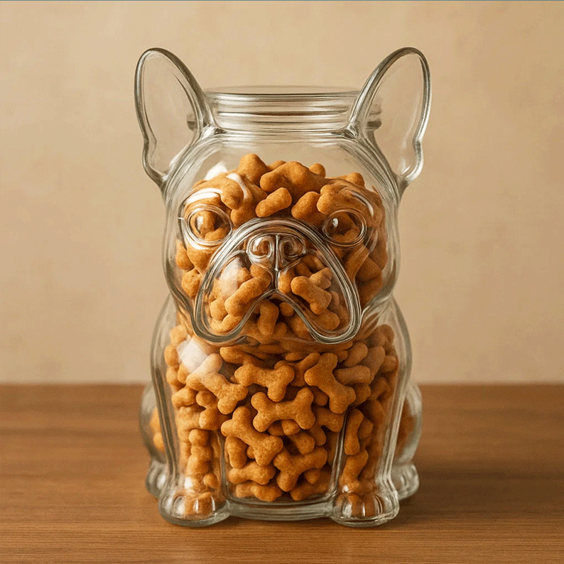 French Bulldog Snack Jar