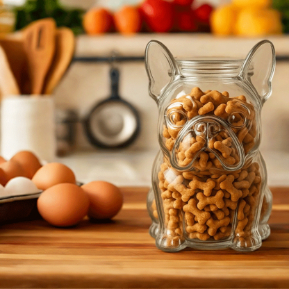 French Bulldog Snack Jar