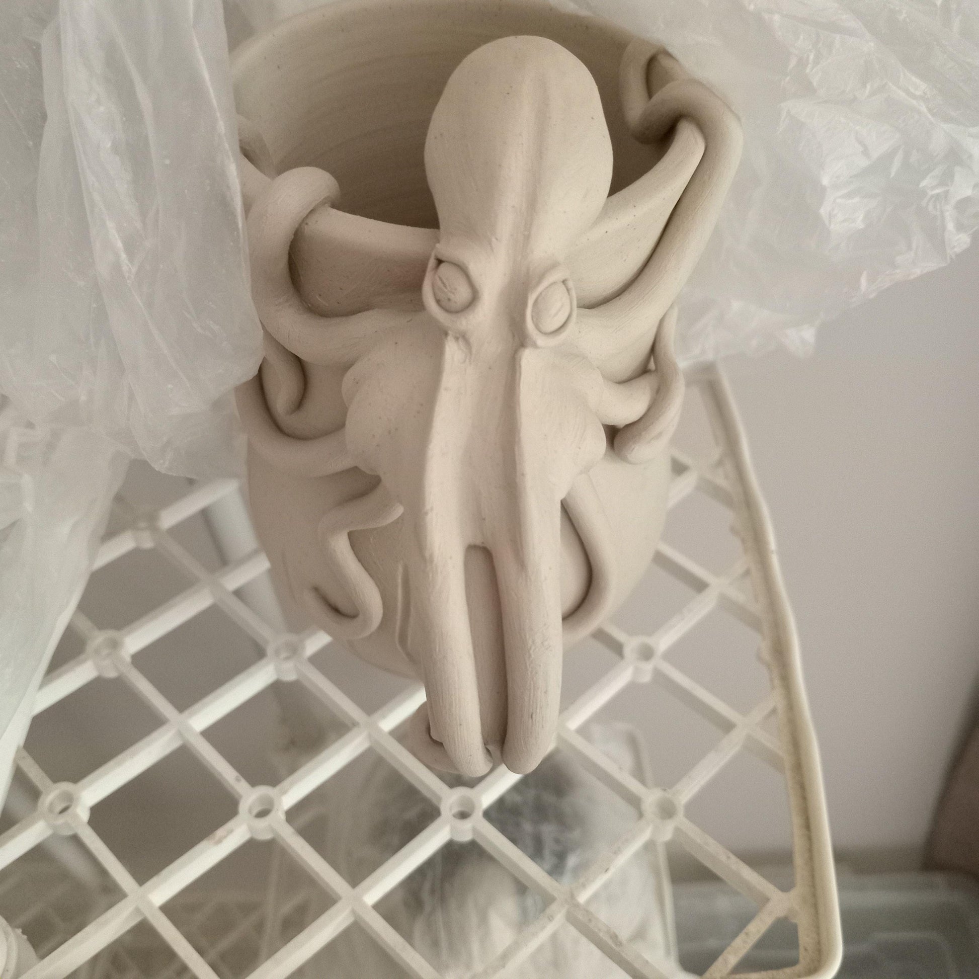 🐙Handmade Octopus Mug