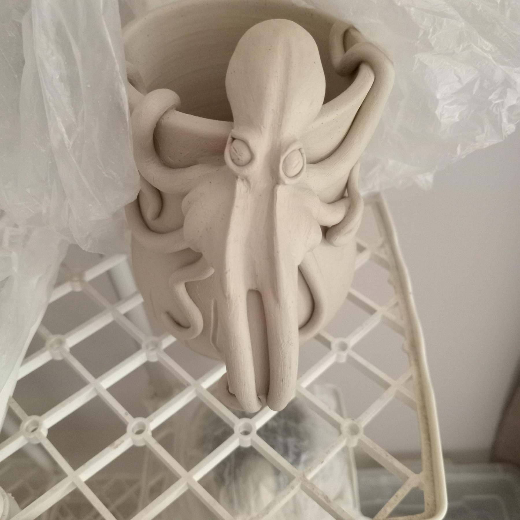 🐙Handmade Octopus Mug