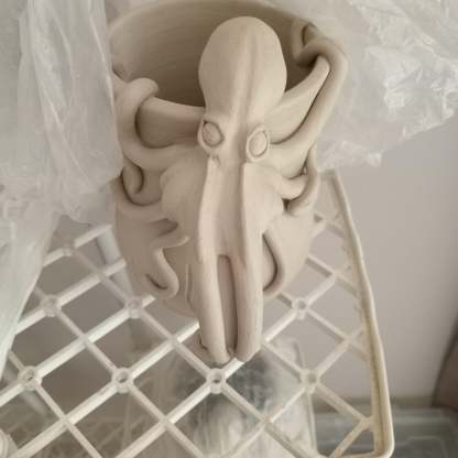 🐙Handmade Octopus Mug