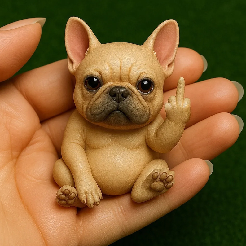 Fun Mini Middle Finger Animal Statue