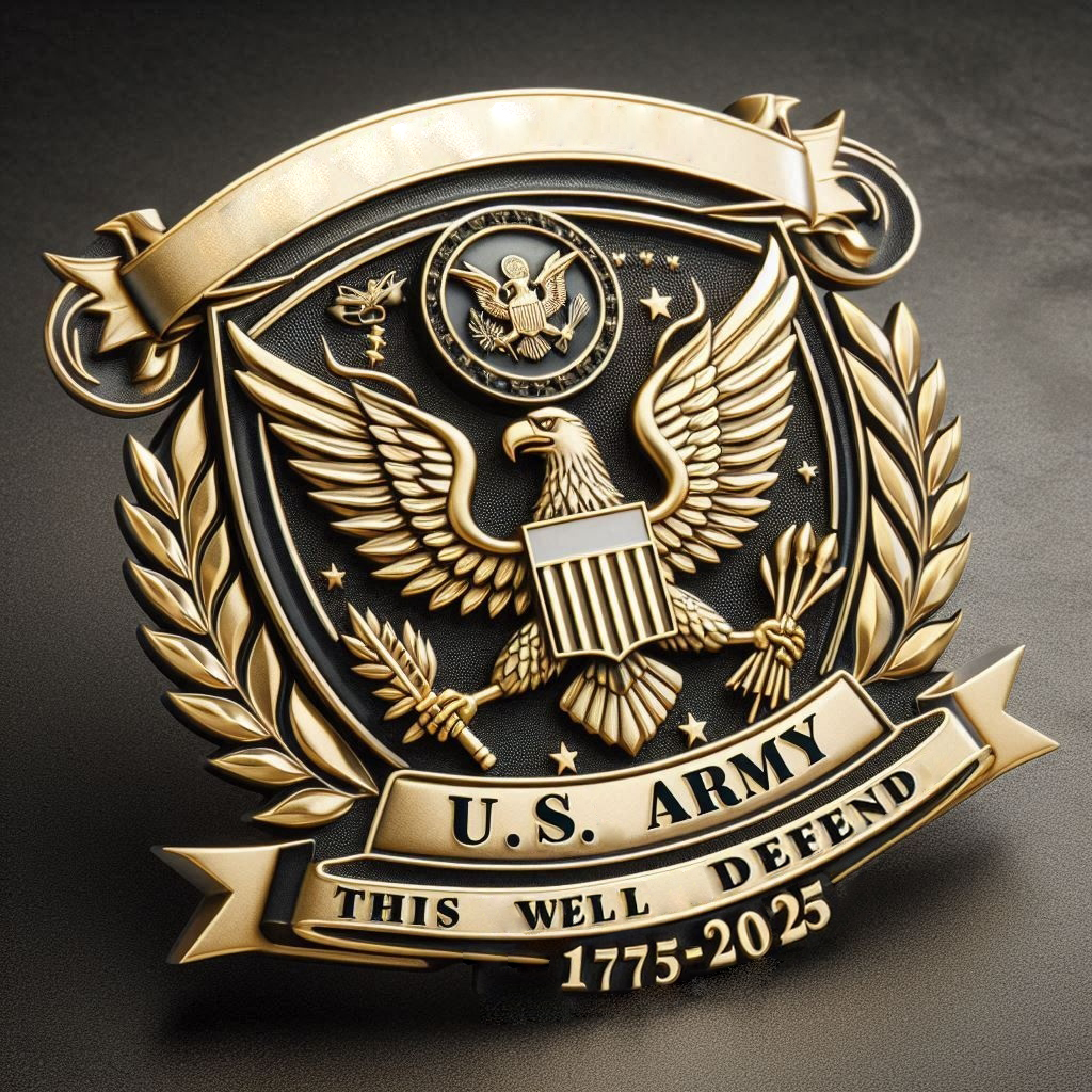 250th Anniversary Military Commemorative Pin