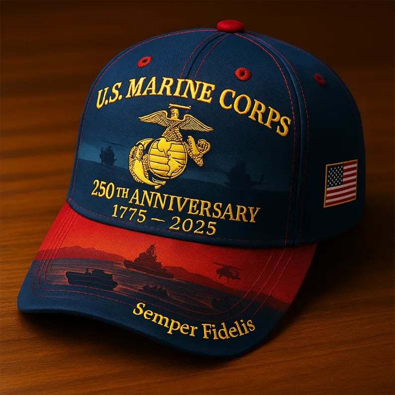 U.S. Marine Corps 250th Anniversary Cap