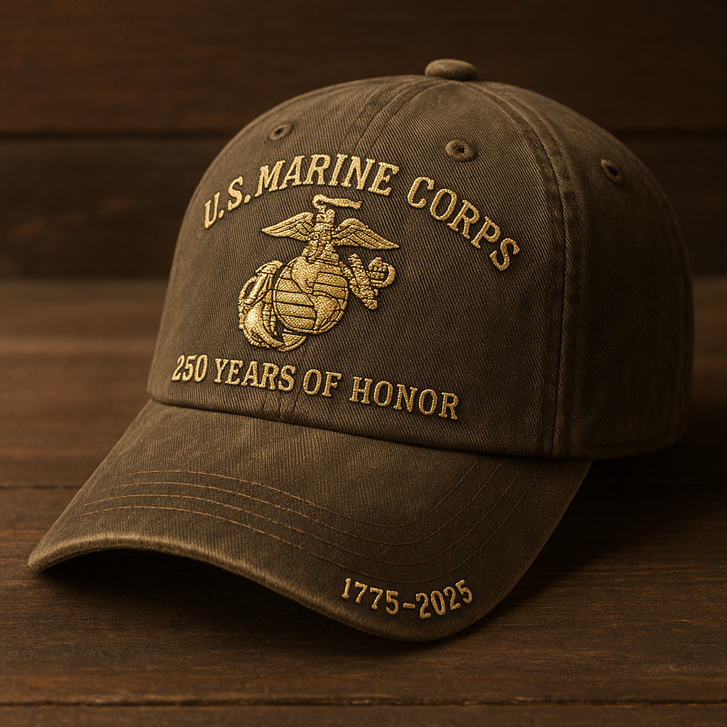 USMC 250th Anniversary Vintage Cap