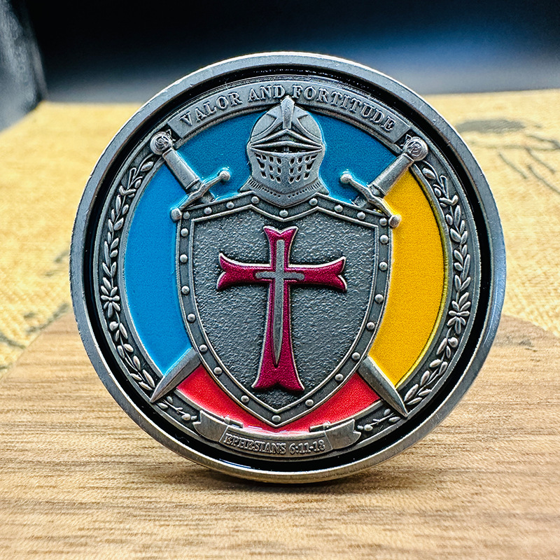 ⚔️ Templar Armor Warrior Collector Coin