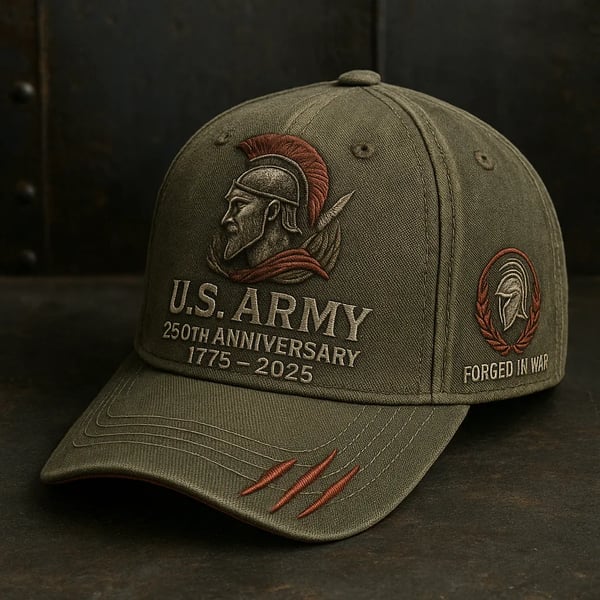 Valor Woven in Thread – U.S. Army 250th Anniversary Cap