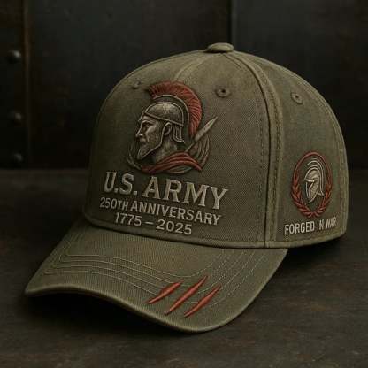 Valor Woven in Thread – U.S. Army 250th Anniversary Cap