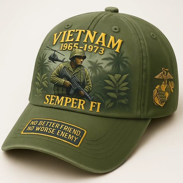 Vietnam War Memorial Cap – A Tribute to the Marine Corps