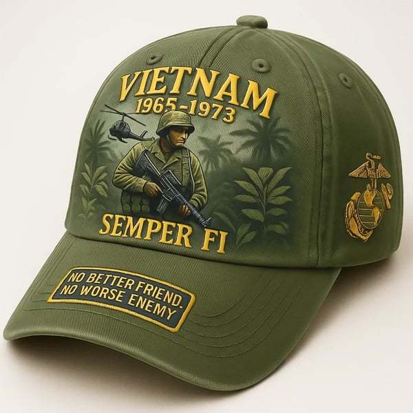 Vietnam War Memorial Cap – A Tribute to the Marine Corps