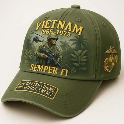 Vietnam War Memorial Cap – A Tribute to the Marine Corps