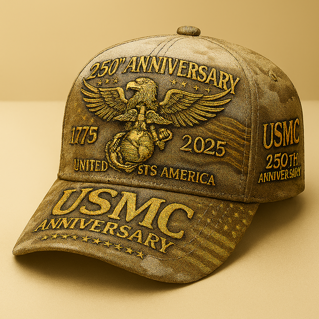 USMC 250th Anniversary Cap – Eagle of Honor Edition