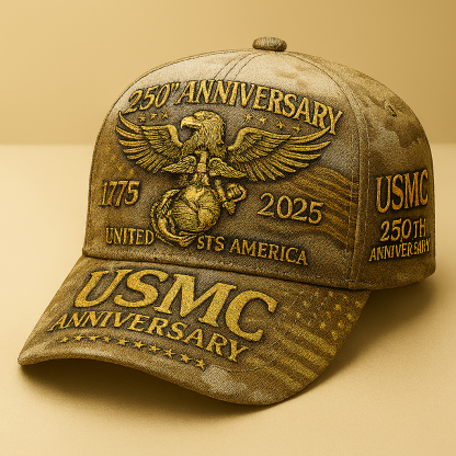 USMC 250th Anniversary Cap – Eagle of Honor Edition
