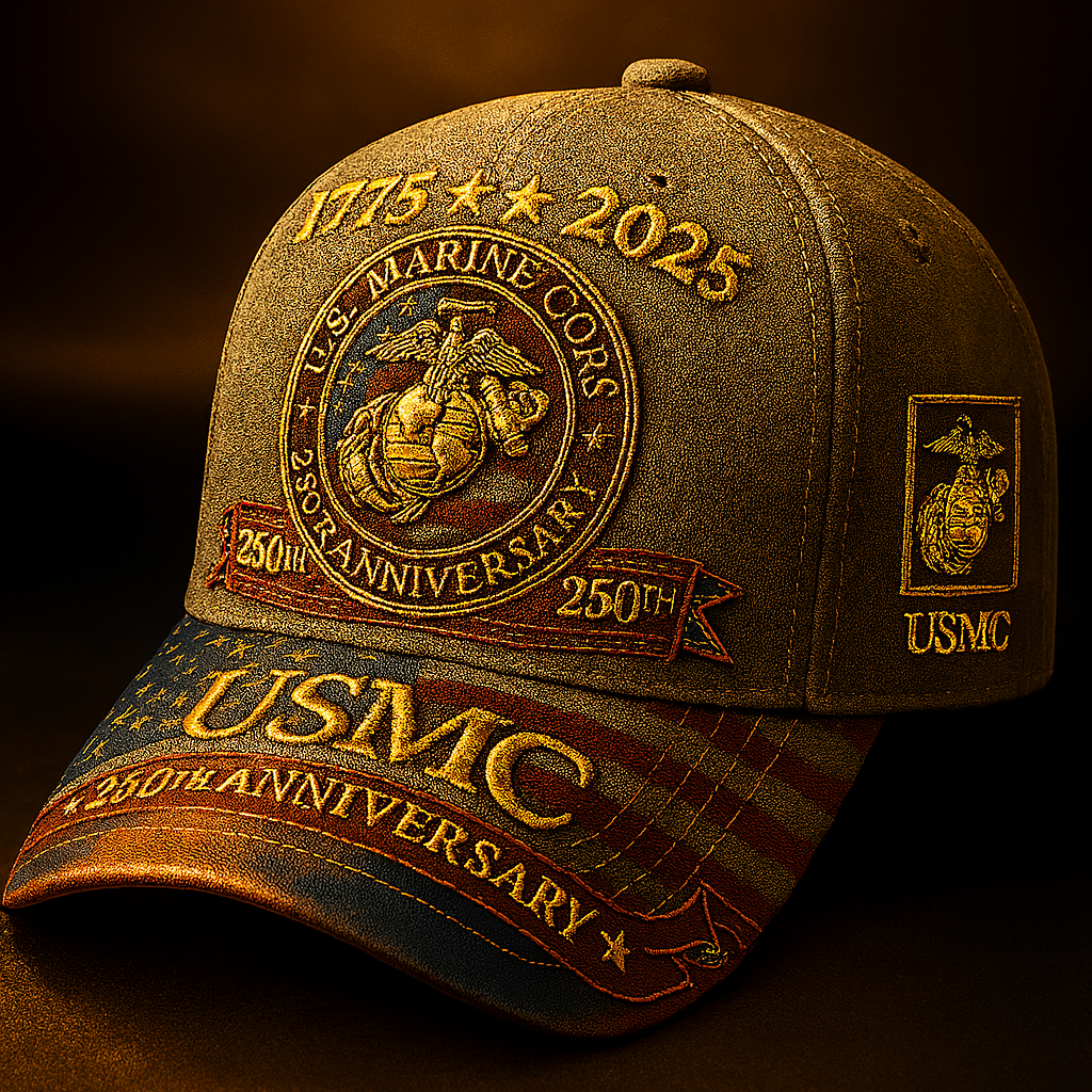 USMC 250th Anniversary Cap – Semper Fi Legacy 1775–2025