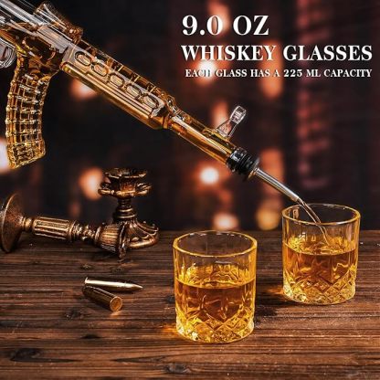 🔫 Rifle-Shaped Wine Decanter