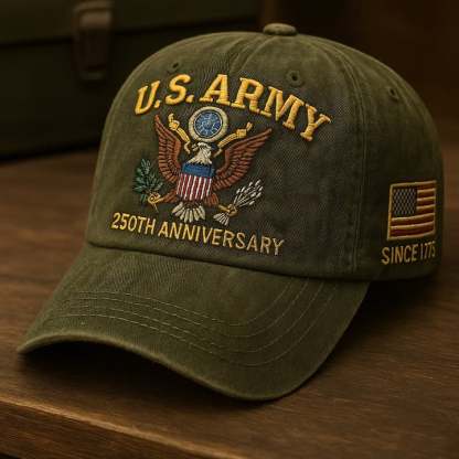Premium 250th Anniversary Of The Army Embroidered Hats VPVC307936