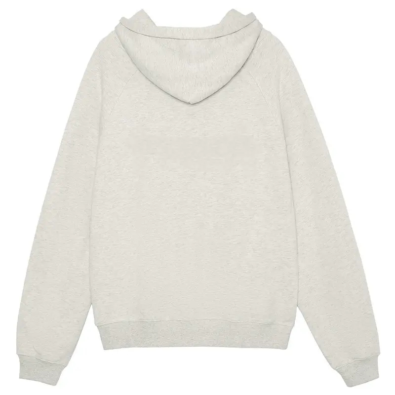 Men’s Light Grey Hoodie – Streetwear Casual Pullover Sweatshirt, Soft Long Sleeve Top
