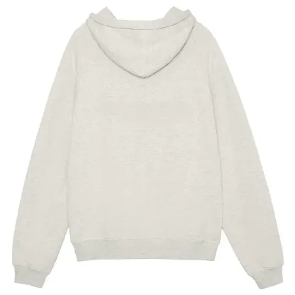 Men’s Light Grey Hoodie – Streetwear Casual Pullover Sweatshirt, Soft Long Sleeve Top