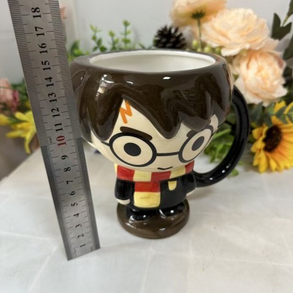 ✨ Enchanted Harry Potter Ceramic Mug - Official Hogwarts House Coffee Cup (15oz) - Perfect Gift for Potterheads & CouplesS