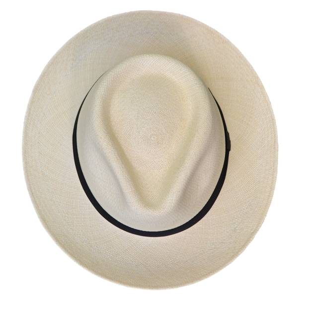 Advanced Teardrop Fedora Panama Hat-Natural Toquilla Straw-Handwoven in Ecuador