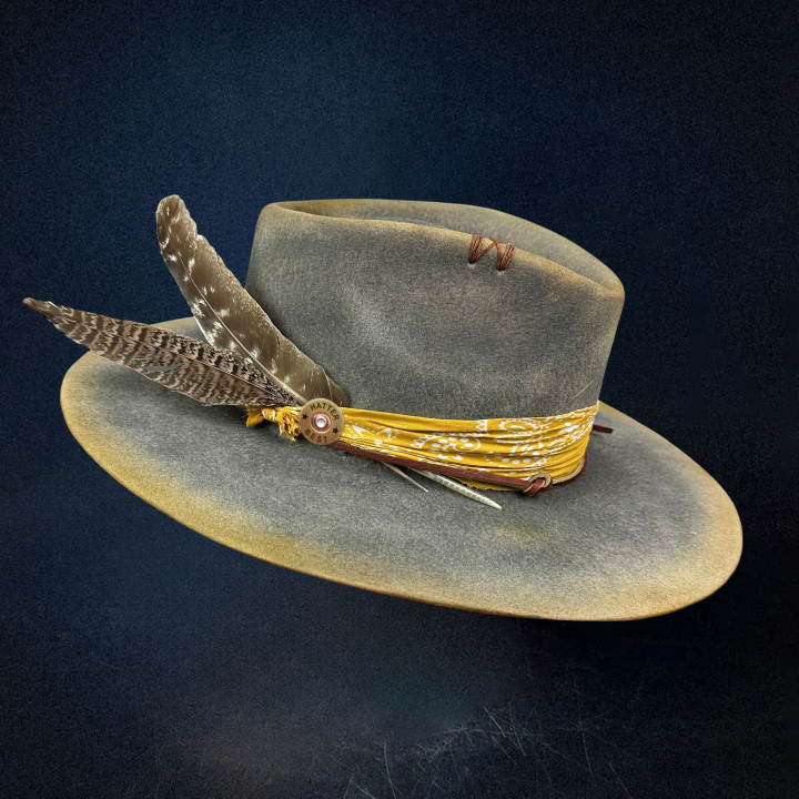 "Road Brave XXIII" Custom Fedora Hat