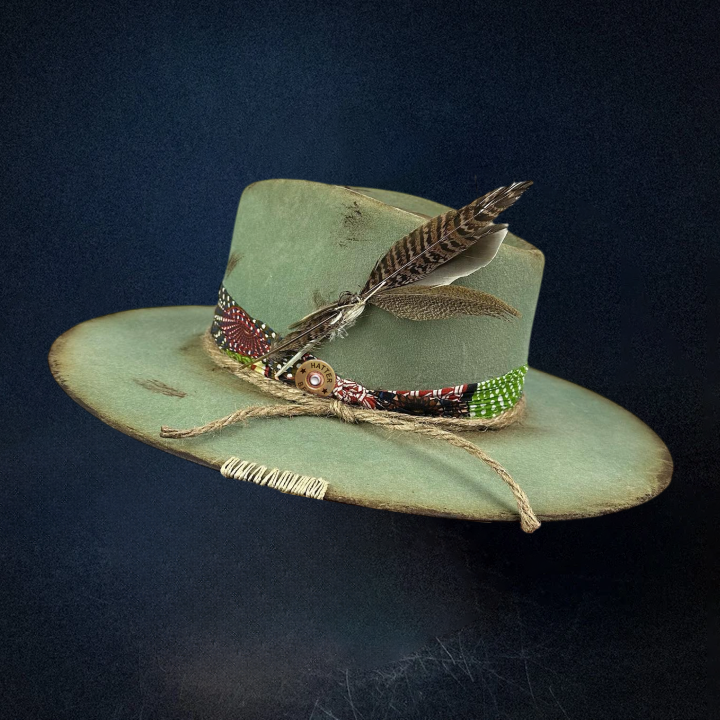 "Road Brave III" Custom Fedora Hat