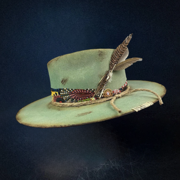 "Road Brave III" Custom Fedora Hat