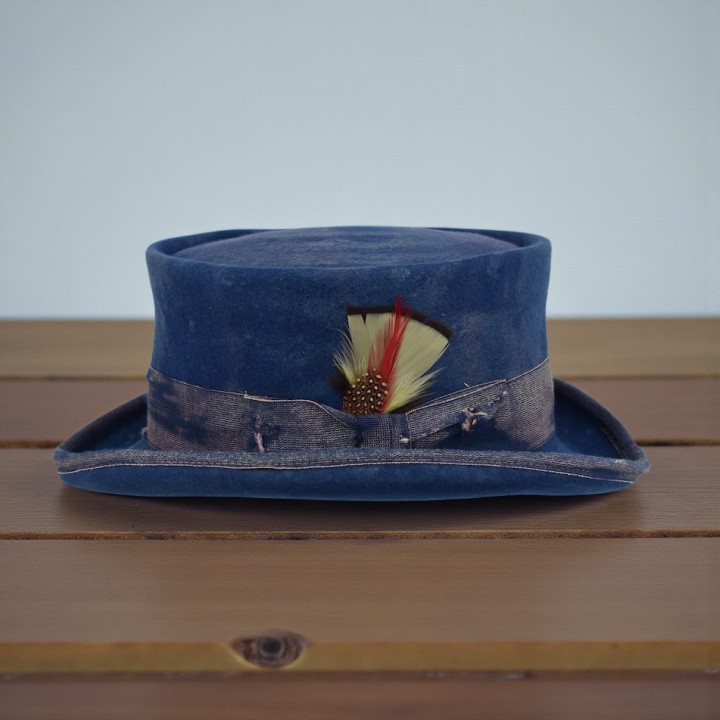 Vintage Western Desert Top Hat