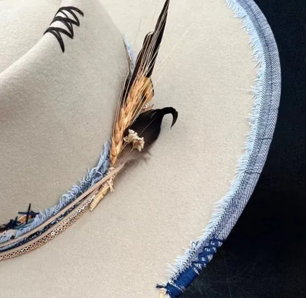 "Cloud" Custom Fedora Hat