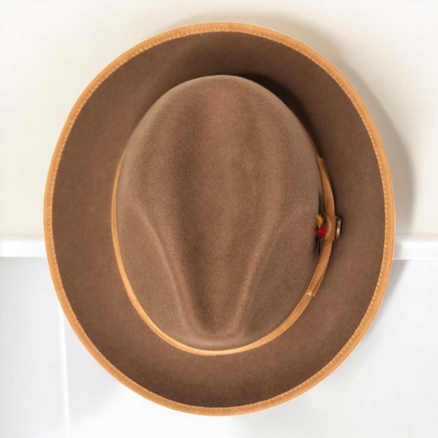 Bikary | Wool Felt Fedora – Brown