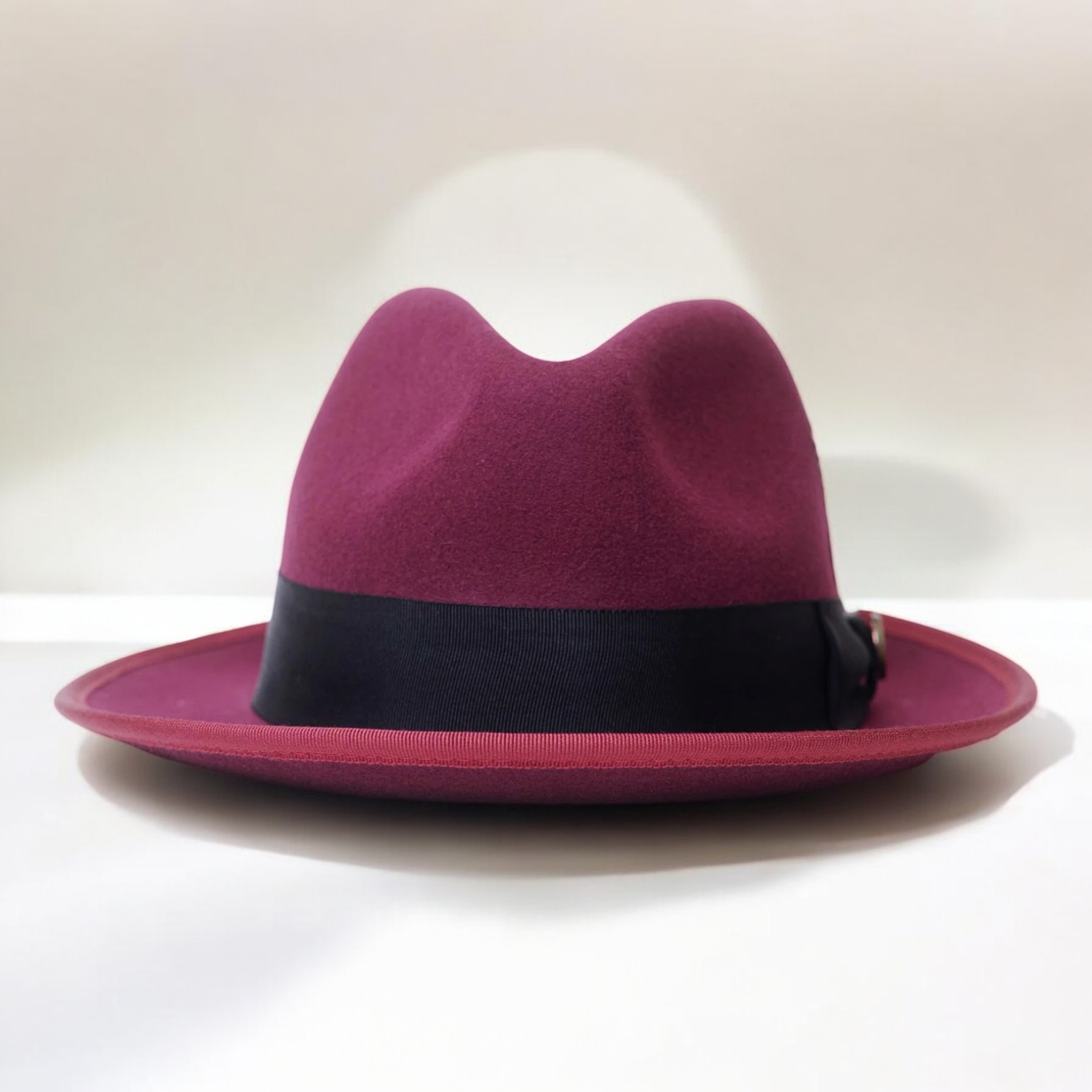 Bikary | Wool Felt Fedora – Burgundy