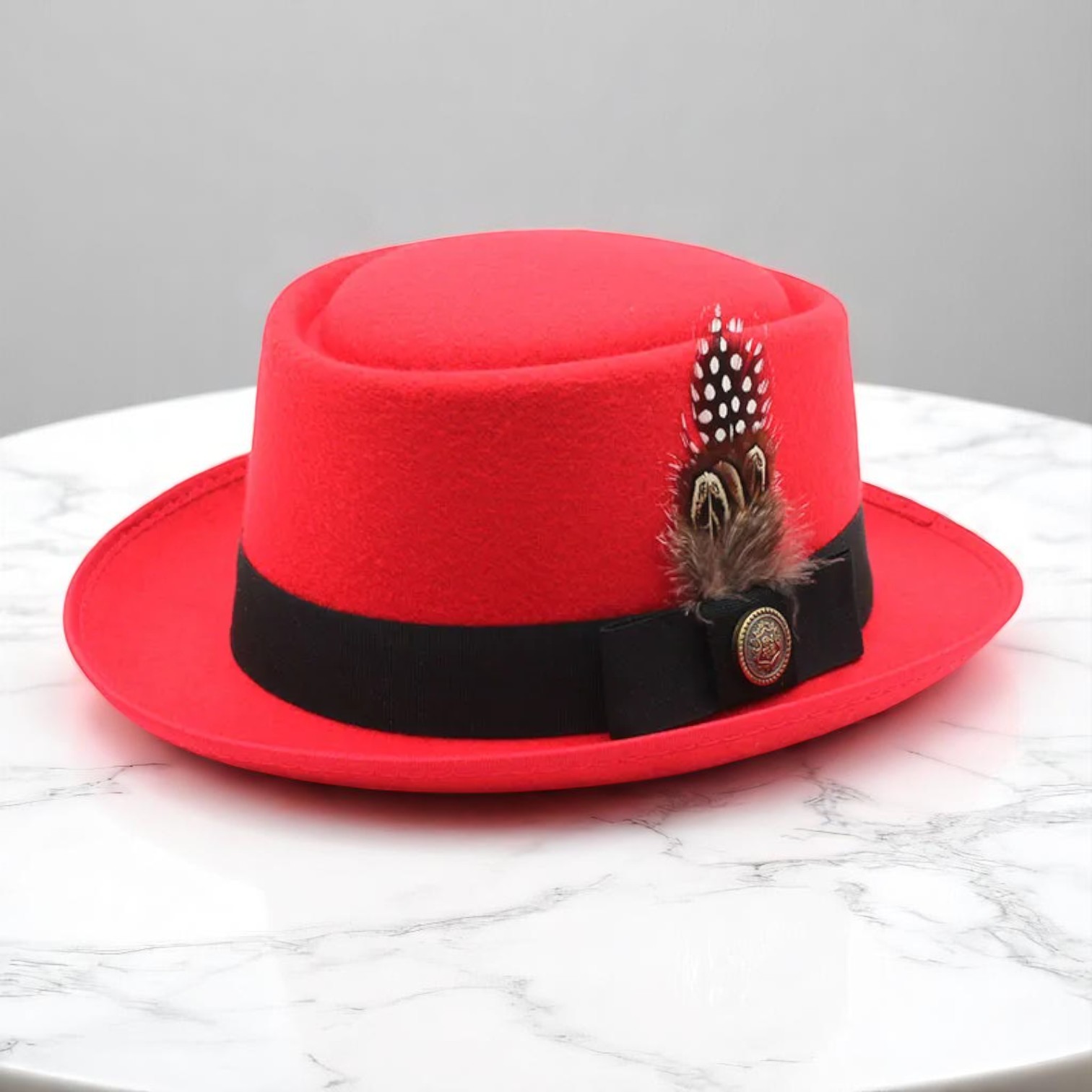 Cliff Bowler Hat-Red