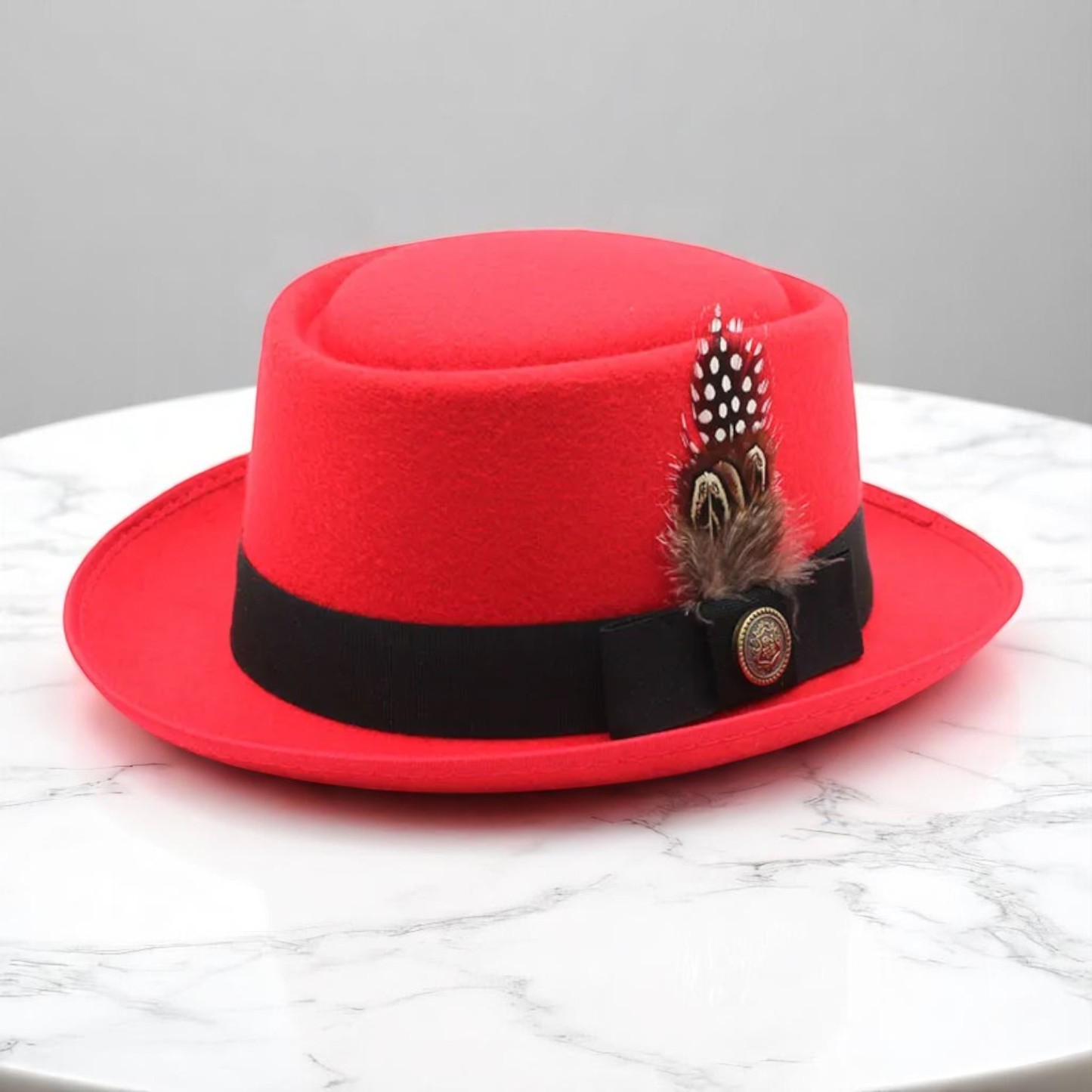 Cliff Bowler Hat-Red