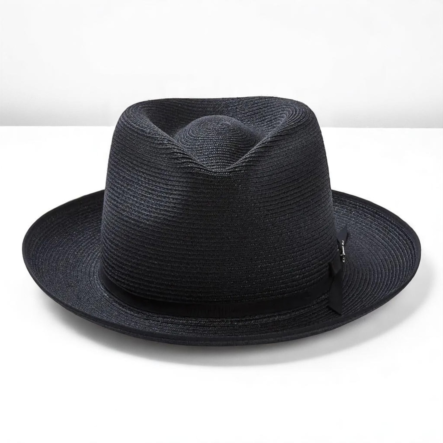 Can be rolls up for packing | Panama Fedora - Black