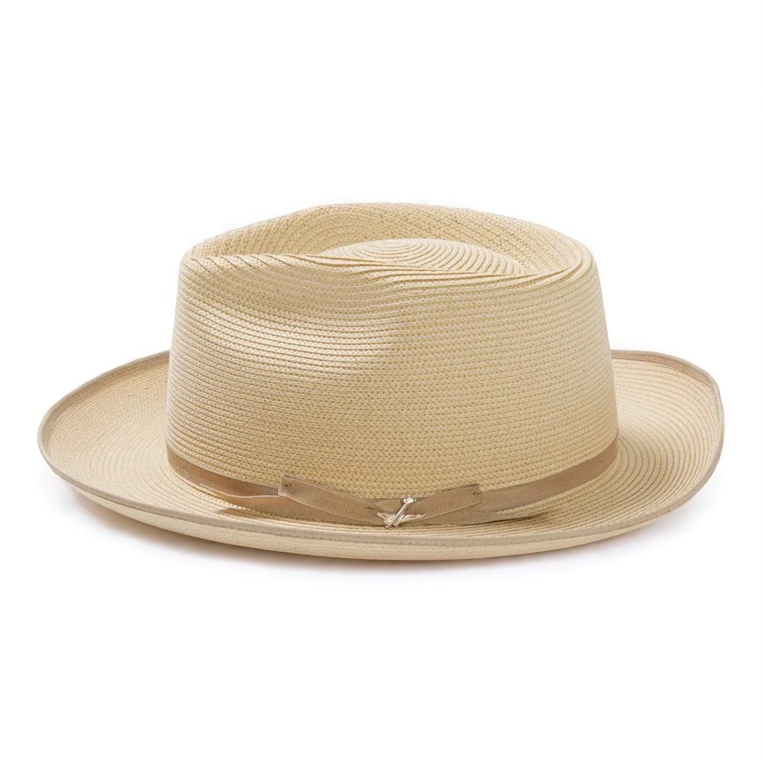 Can be rolls up for packing | Panama Fedora - Cognac