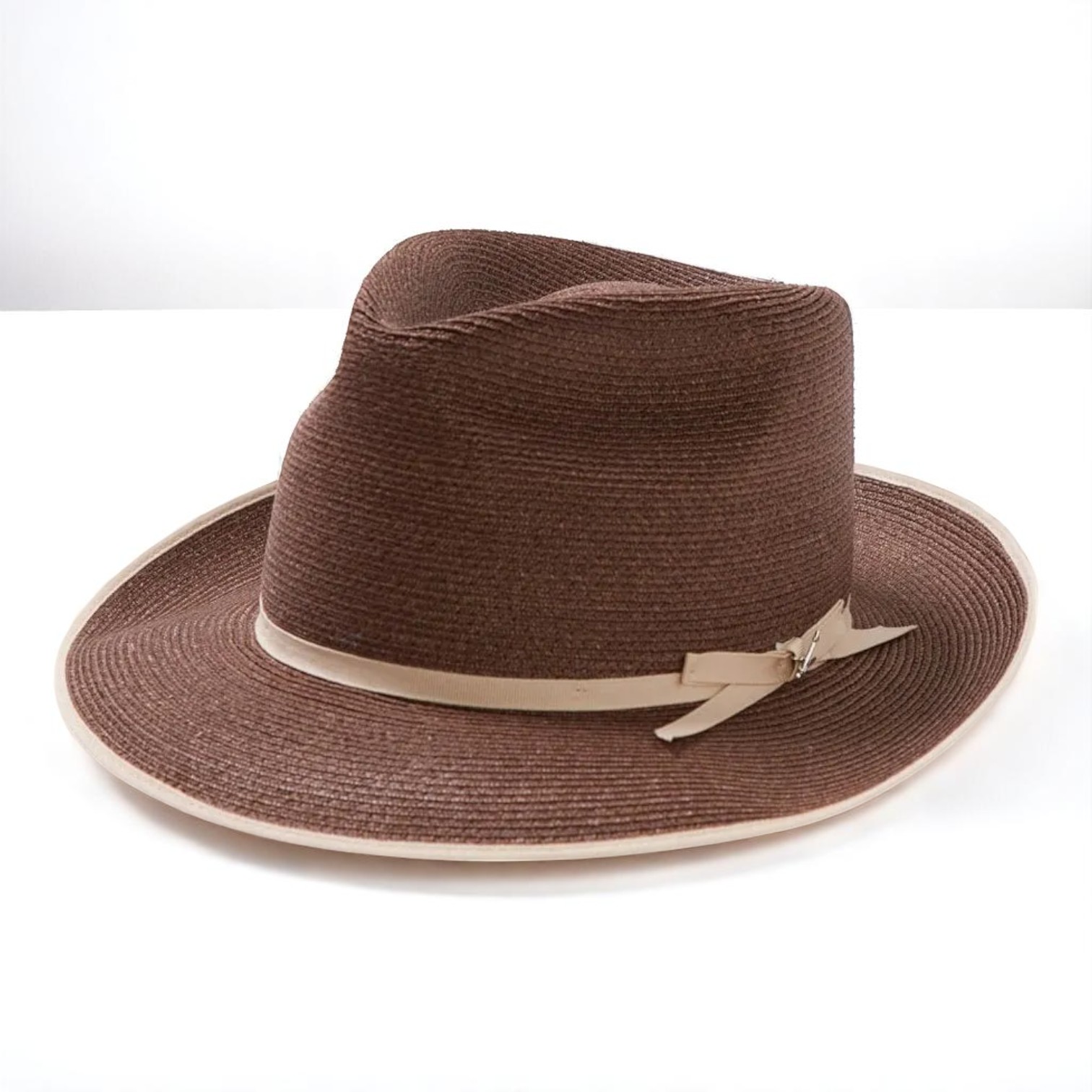 Can be rolls up for packing | Panama Fedora - Brown