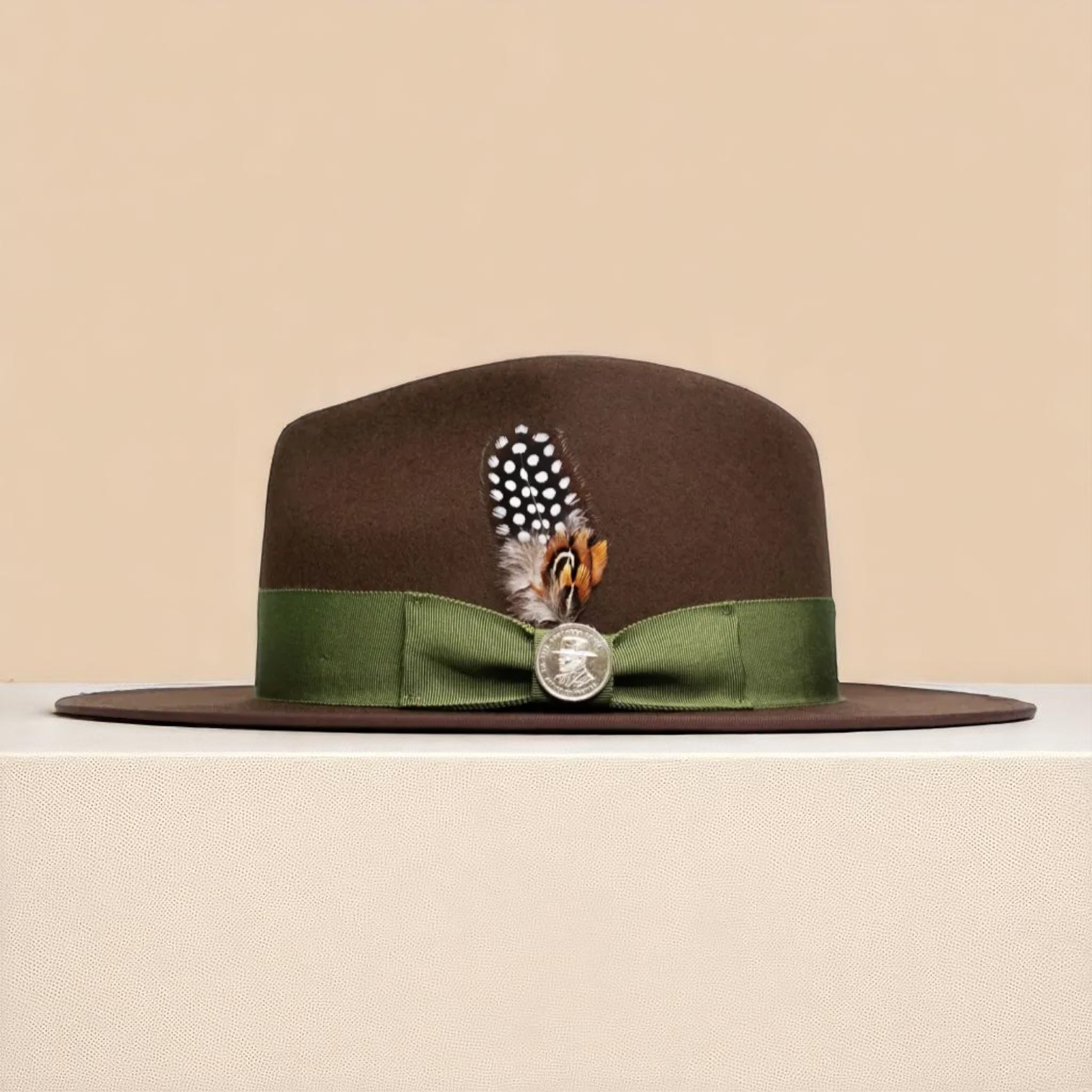 Ferguson | Wool Felt Fedora – Brown