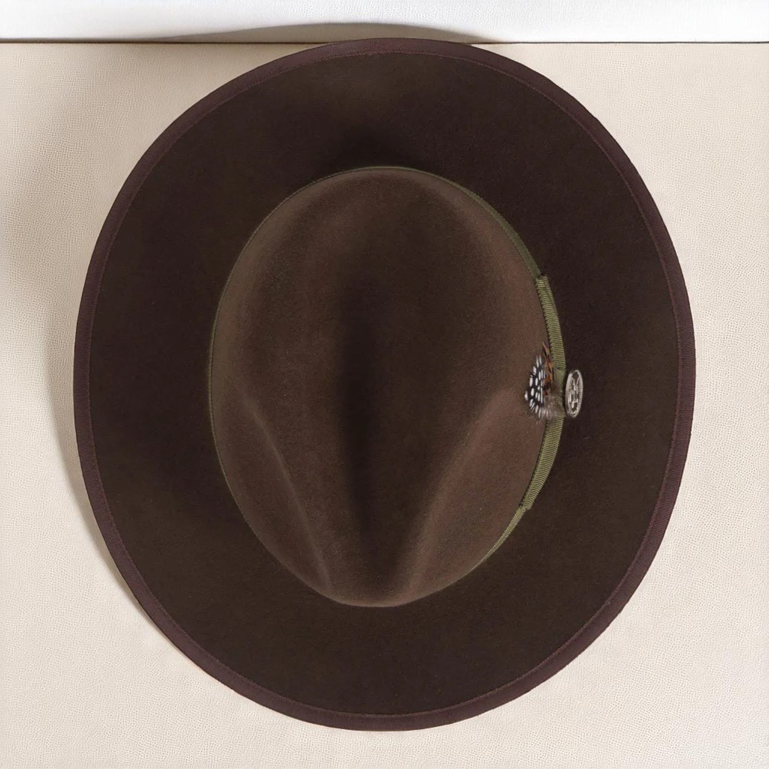 Ferguson | Wool Felt Fedora – Brown