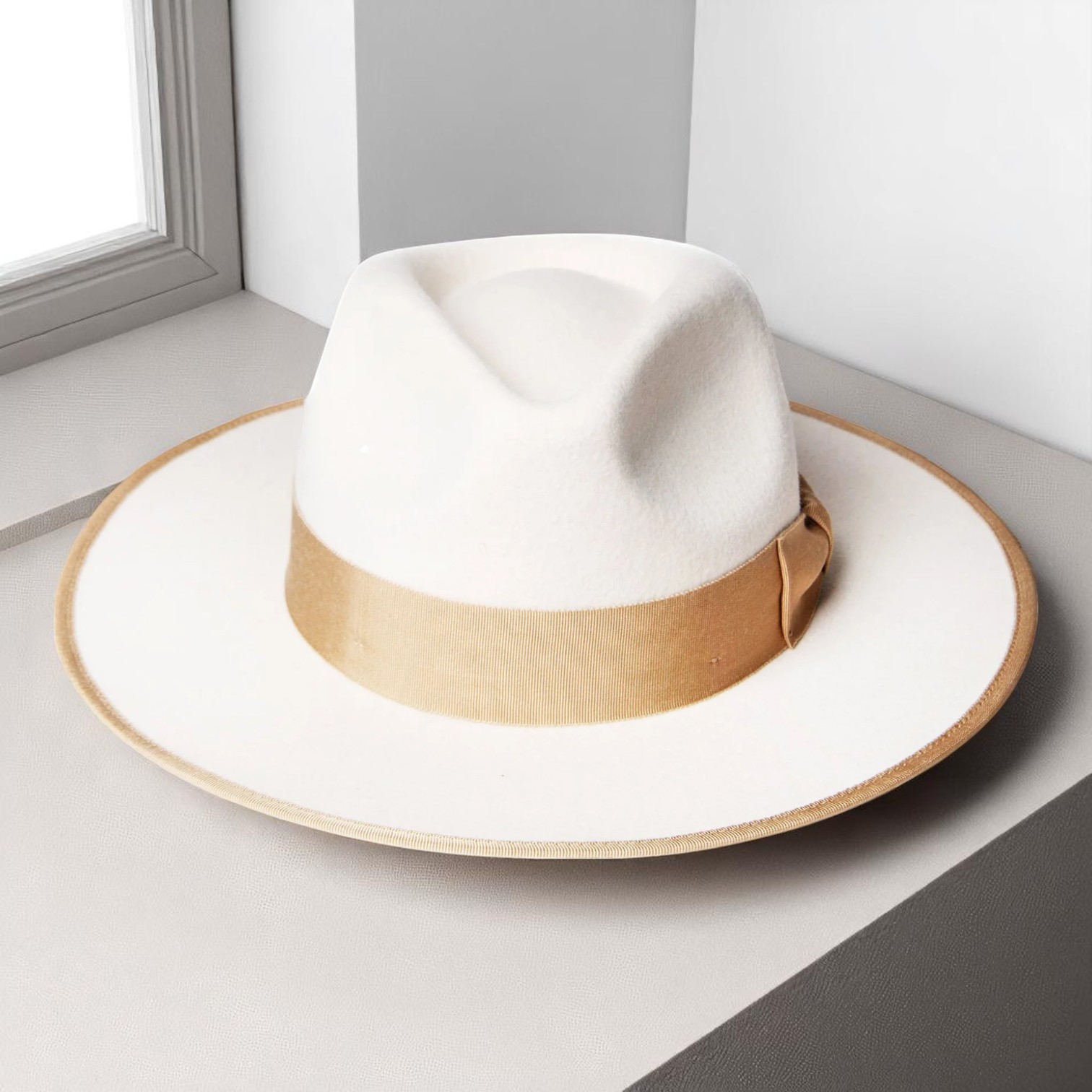 Ferguson | Wool Felt Fedora – Ivory