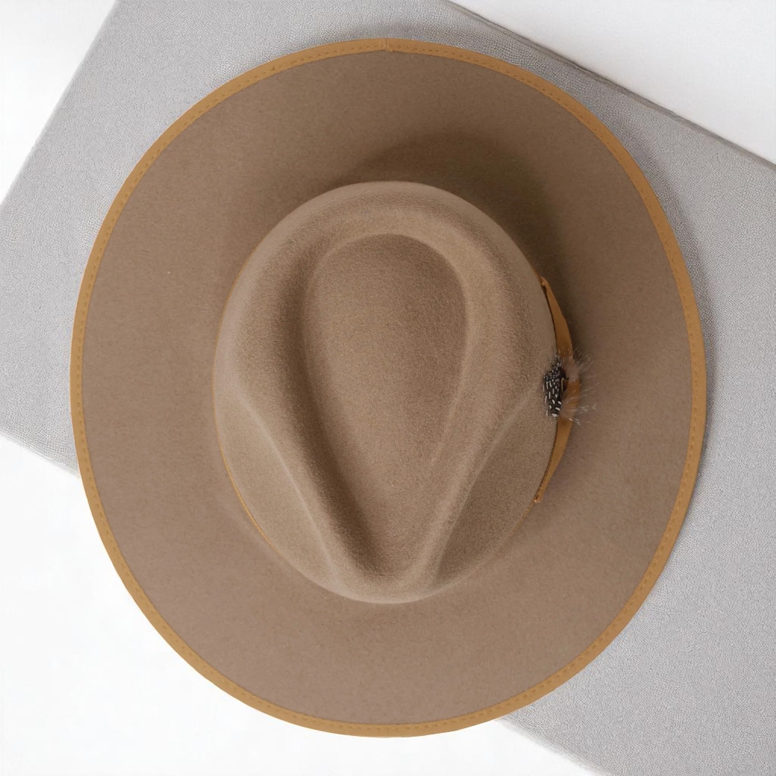 Ferguson | Wool Felt Fedora – Mocha