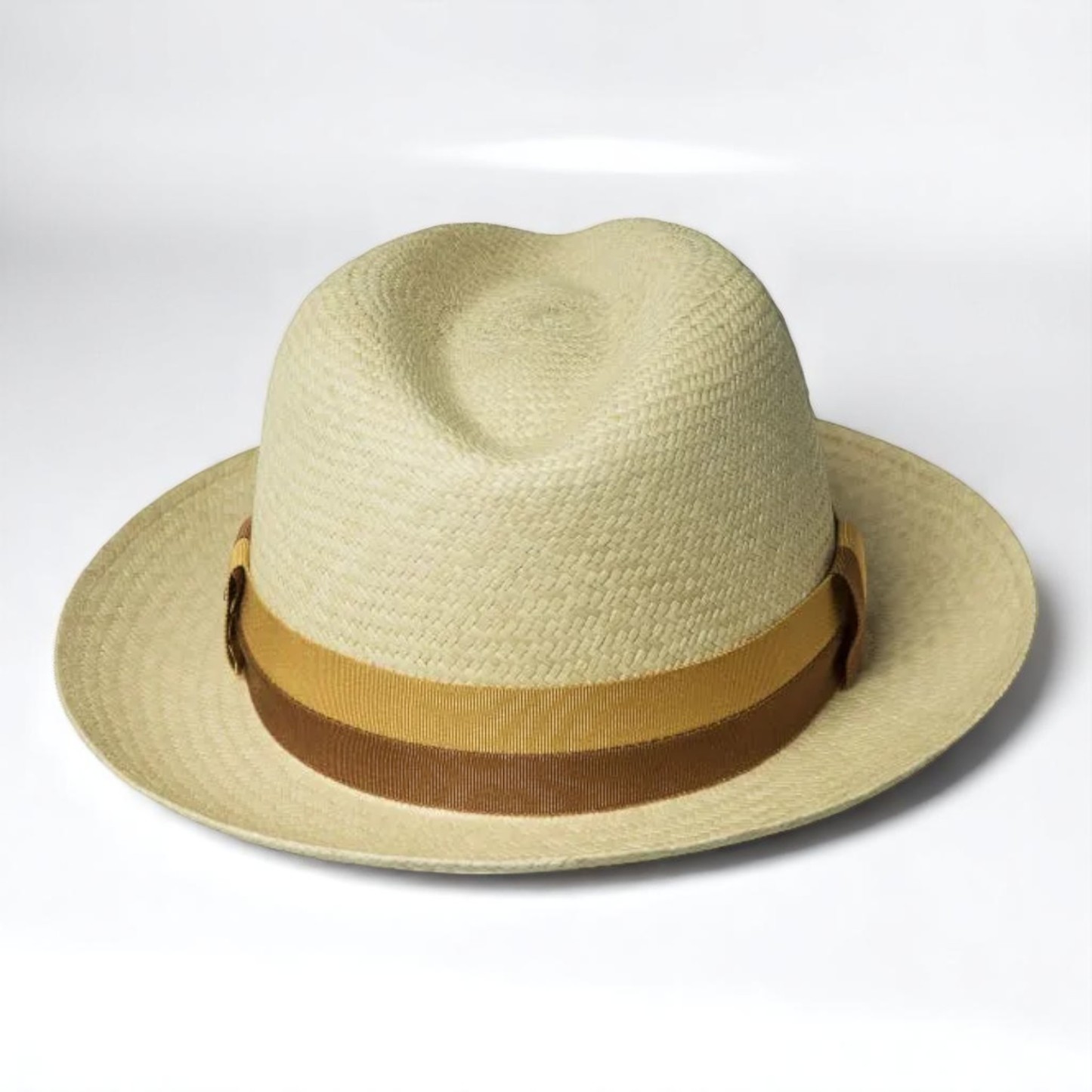 Two-color hatband | Handmade Panama Hat