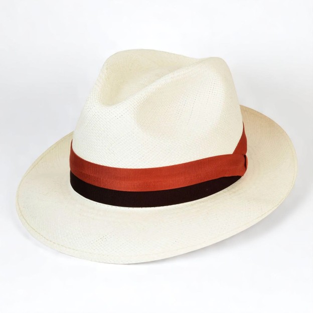 Two-color hatband | Handmade Panama Hat