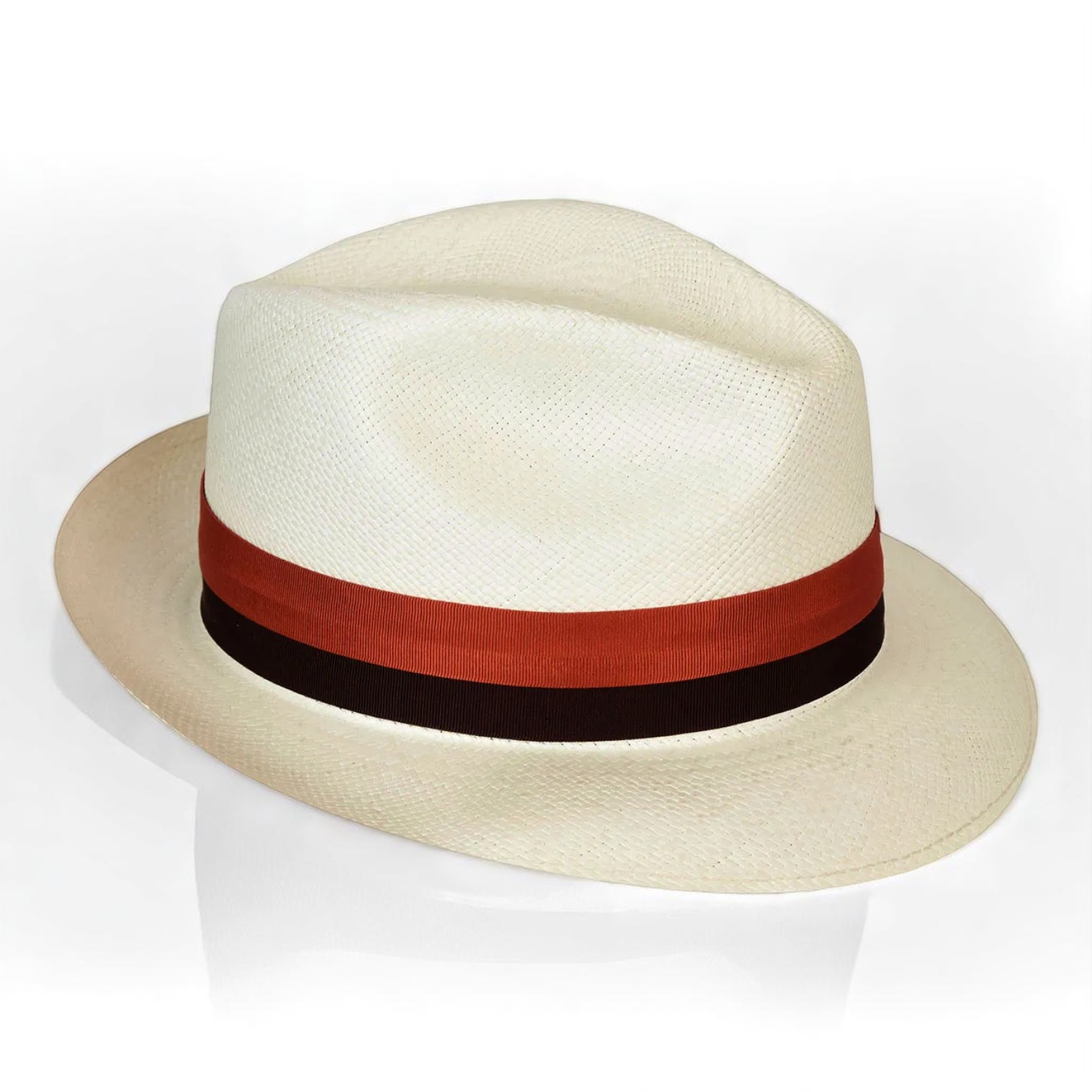 Two-color hatband | Handmade Panama Hat