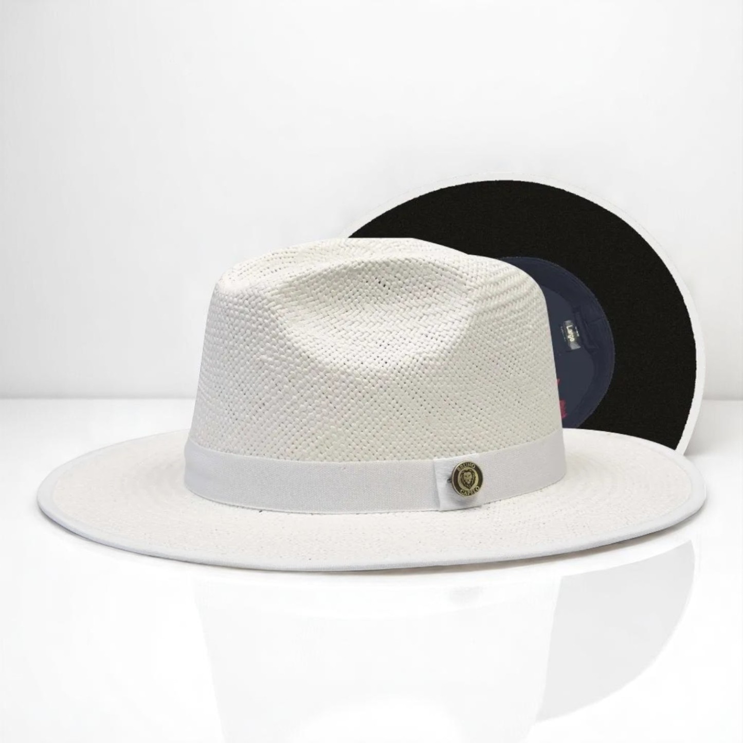 Color Bottom Wide Brim | Straw Fedora Hat