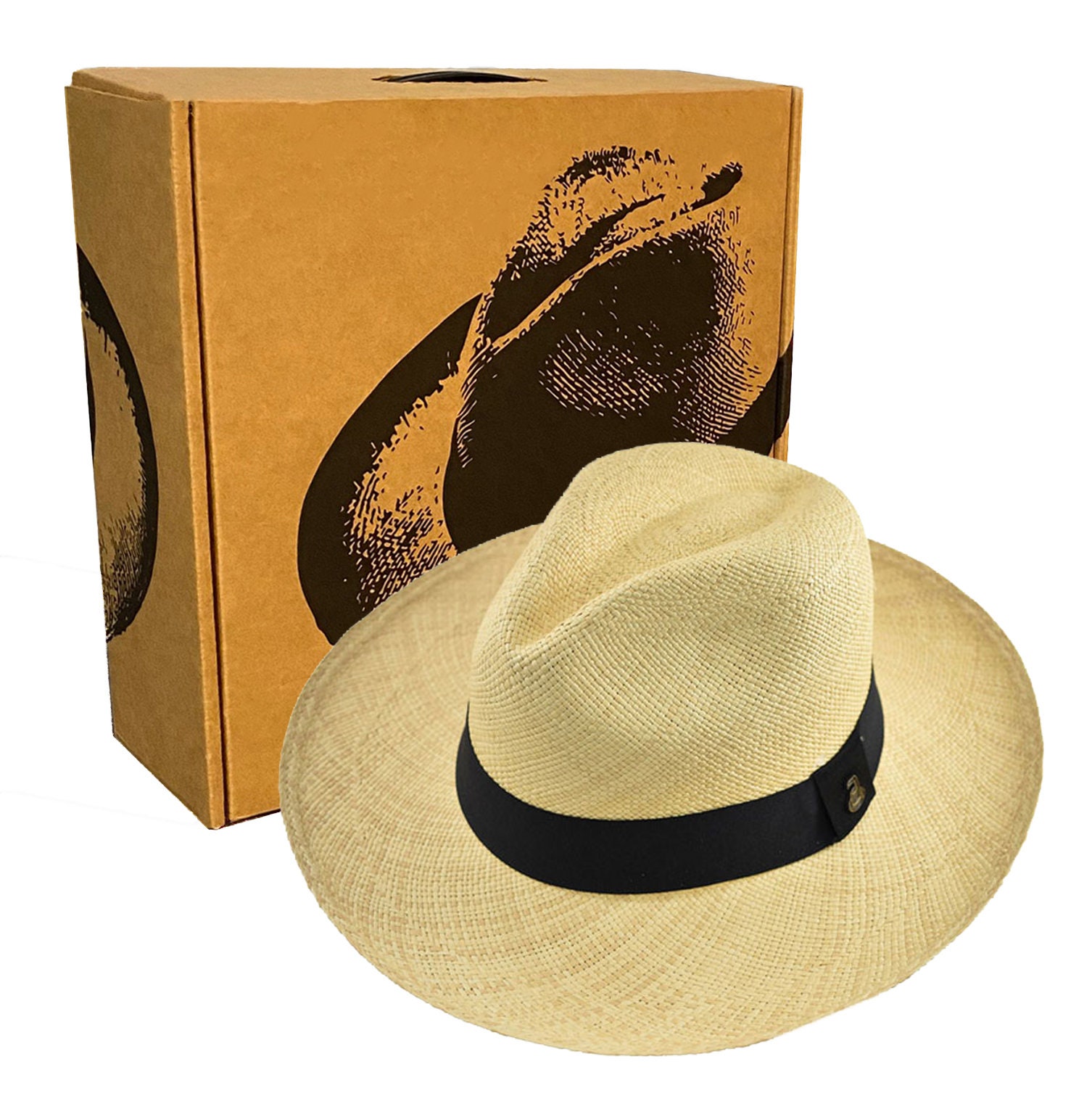 Advanced Original Panama Hat-Natural Toquilla Straw-Handwoven in Ecuador