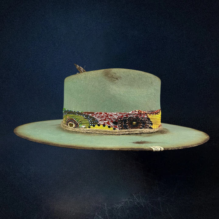 "Road Brave III" Custom Fedora Hat