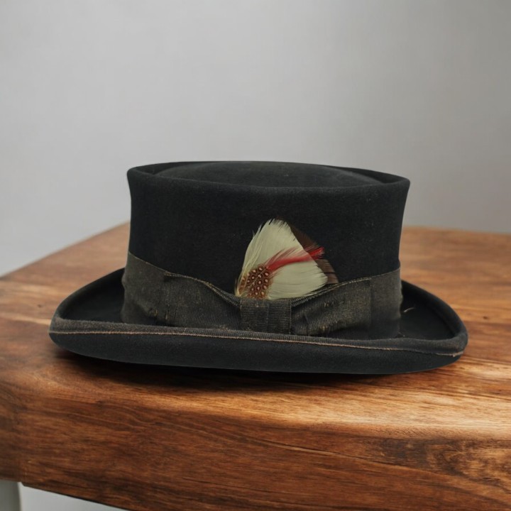 Vintage Western Desert Top Hat