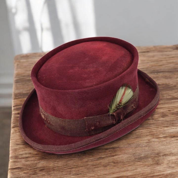 Vintage Western Desert Top Hat