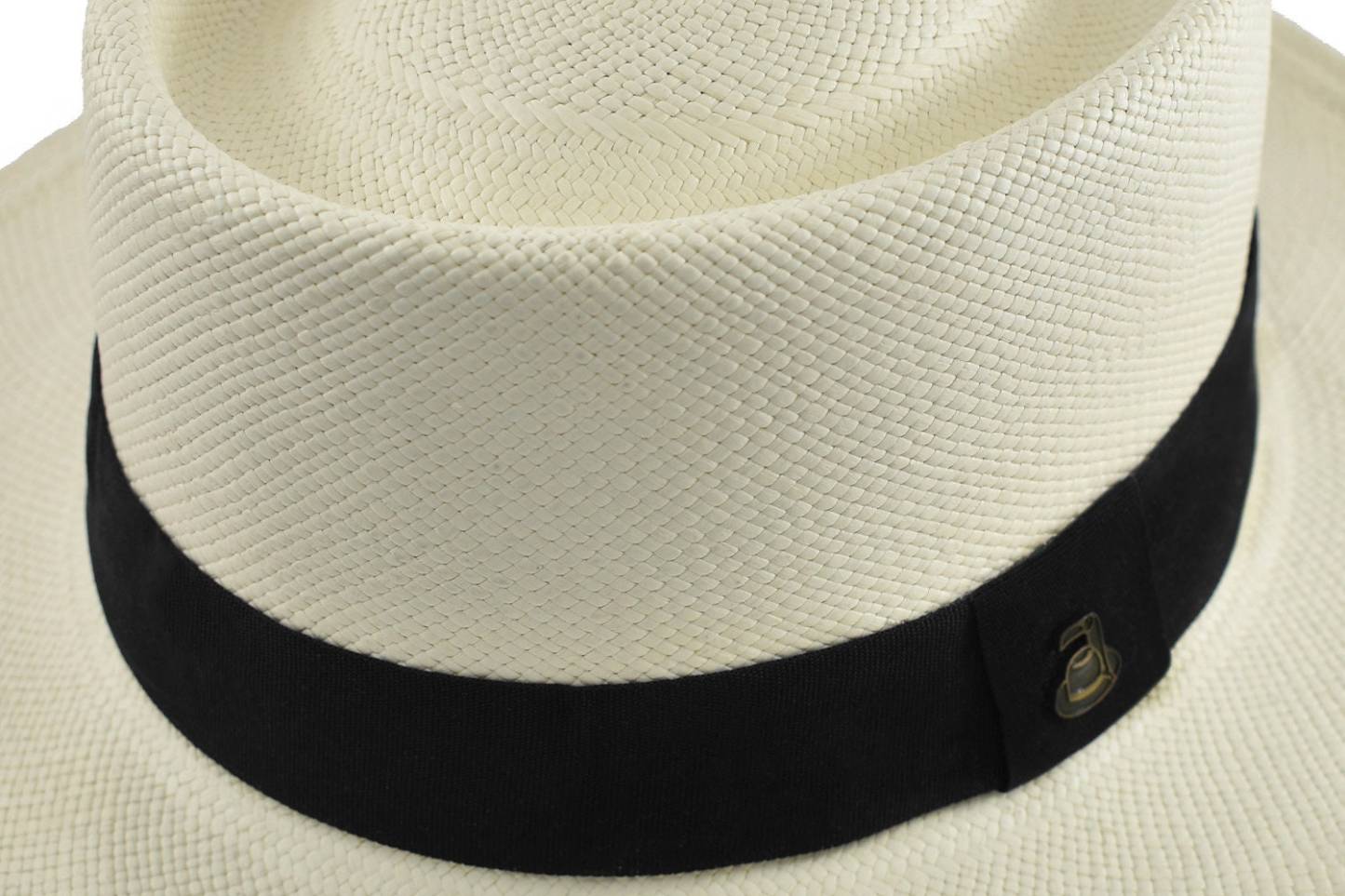 Advanced Original Panama Hat-White Oval Crown-Handwoven in Ecuador