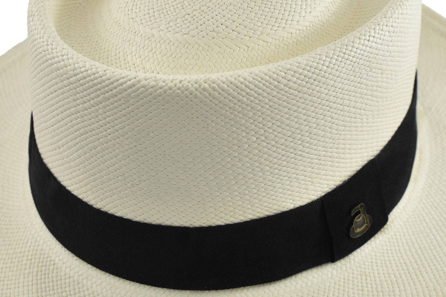 Advanced Original Panama Hat-White Oval Crown-Handwoven in Ecuador